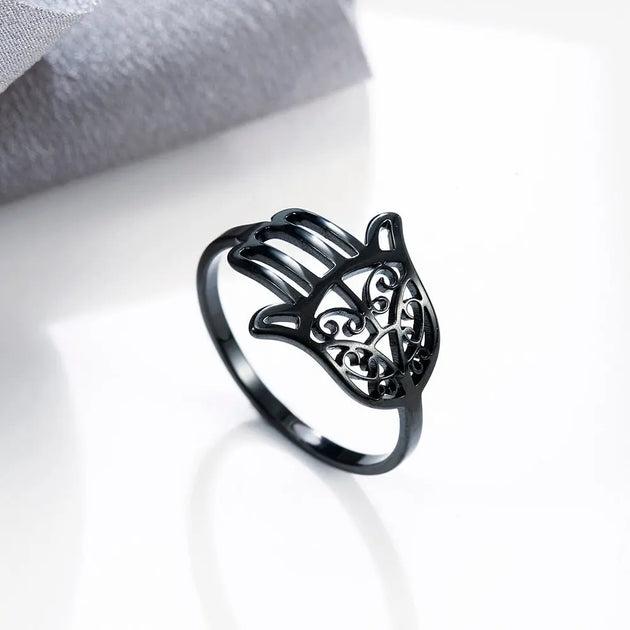 Bague main de Fatma réglable – Esoterique Paris
