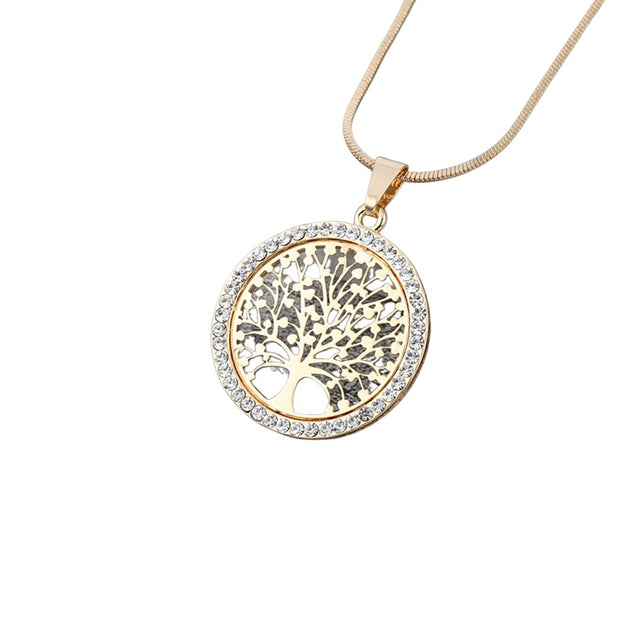 Collier Arbre de Vie Doré Acier Inoxydable - Élégance Durable et Symbolique main image 1