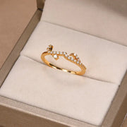 Bague d'amour arabe dorée Bijoux Musulmans bagues Bijoux Musulmans