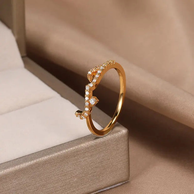 Bague d'amour arabe dorée Bijoux Musulmans bagues Bijoux Musulmans