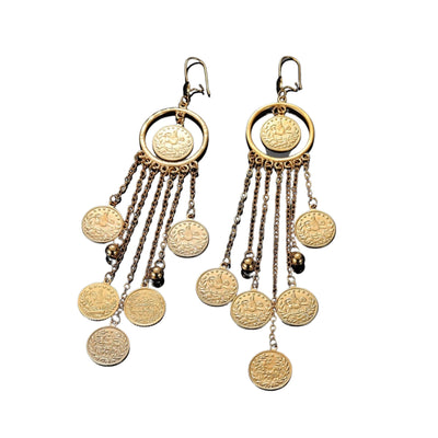 Boucles d'oreilles Allah en forme de goutte Bijoux Musulmans boucles d'oreilles Bijoux Musulmans
