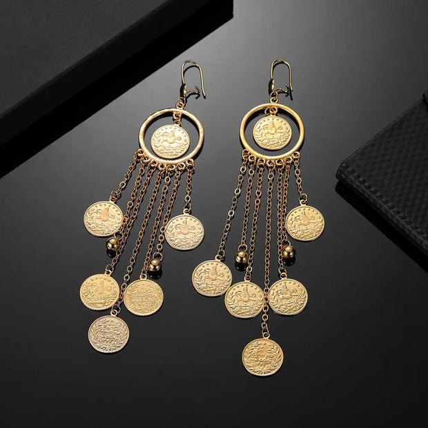 Boucles d'oreilles Allah en forme de goutte Bijoux Musulmans boucles d'oreilles Bijoux Musulmans