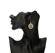 Boucles d'oreilles arbre de vie dorée Bijoux Musulmans boucles d'oreilles Bijoux Musulmans