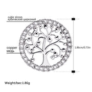 Boucles d'oreilles clou arbre de vie argentée Bijoux Musulmans boucles d'oreilles Bijoux Musulmans