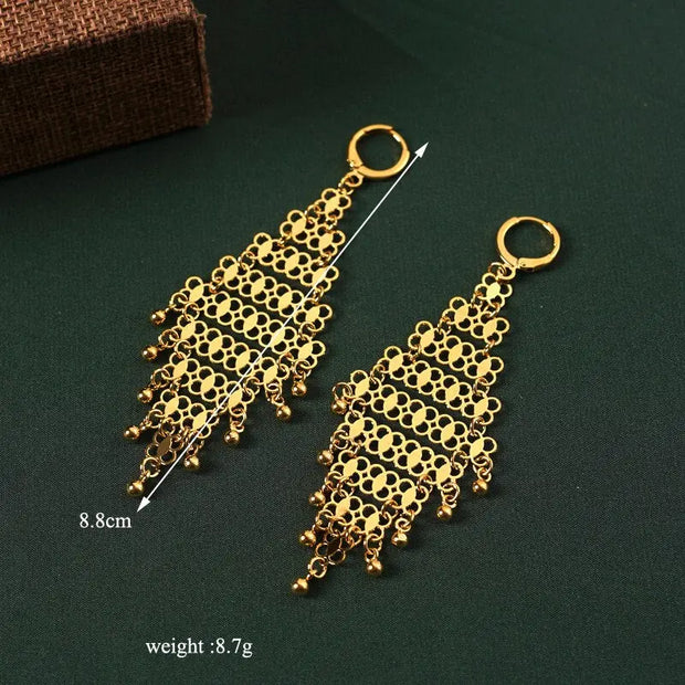 Boucles d'oreilles pendantes Bijoux Musulmans boucles d'oreilles Bijoux Musulmans