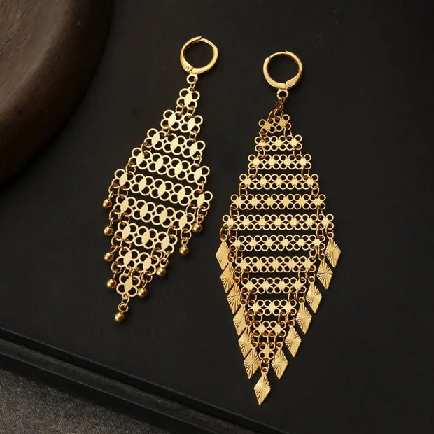 Boucles d'oreilles pendantes Bijoux Musulmans boucles d'oreilles Bijoux Musulmans