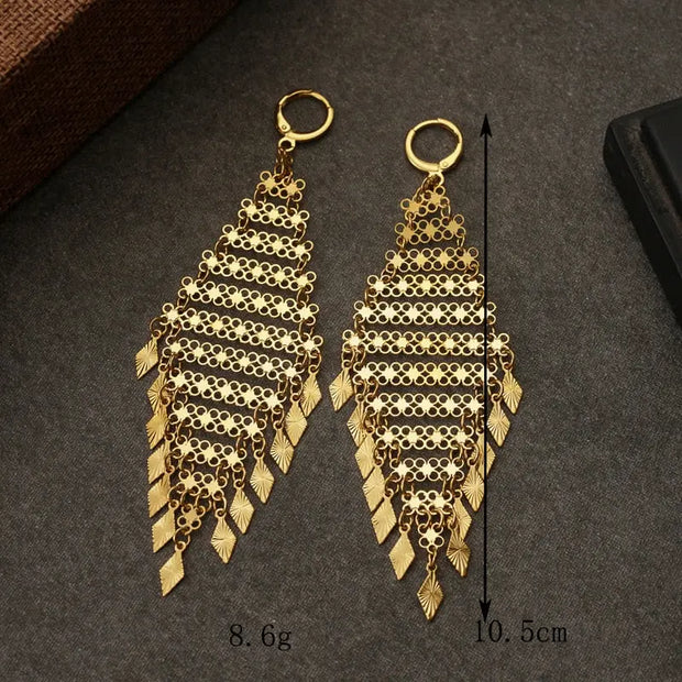 Boucles d'oreilles pendantes Bijoux Musulmans boucles d'oreilles Bijoux Musulmans