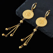 Boucles d'oreilles pièce de monnaie Bijoux Musulmans boucles d'oreilles Bijoux Musulmans