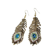 Boucles d'oreilles plume Bijoux Musulmans boucles d'oreilles Bijoux Musulmans