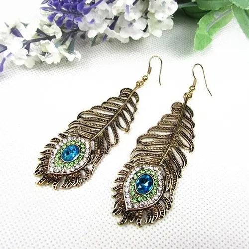 Boucles d'oreilles plume Bijoux Musulmans boucles d'oreilles Bijoux Musulmans