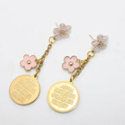 boucle d'oreilles musulman avec fleur Bijoux Musulmans boucles d'oreilles Bijoux Musulmans