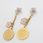 boucle d'oreilles musulman avec fleur Bijoux Musulmans boucles d'oreilles Bijoux Musulmans
