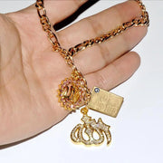 Bracelet Allah doré bénédiction Bijoux Musulmans bracelets Bijoux Musulmans