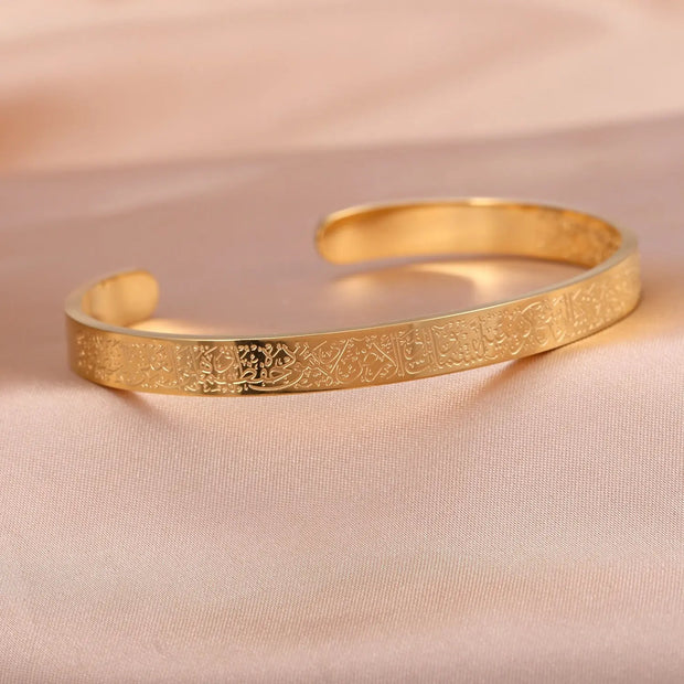 Bracelet arabe messager doré Bijoux Musulmans bracelets Bijoux Musulmans