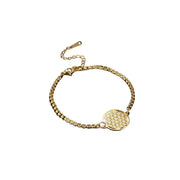 Bracelet fleur de vie doré Bijoux Musulmans bracelets Bijoux Musulmans