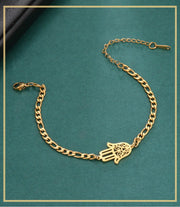 Bracelet main de Fatima doré Bijoux Musulmans bracelets Bijoux Musulmans