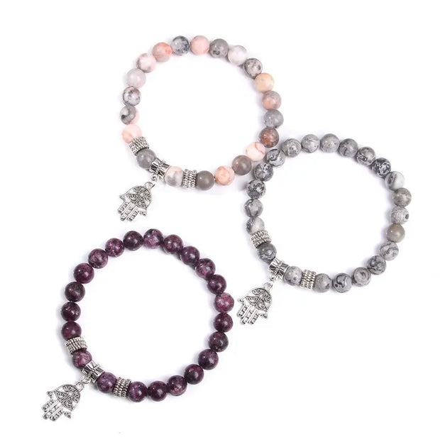Bracelet main de Fatma en perle Bijoux Musulmans bracelets Bijoux Musulmans