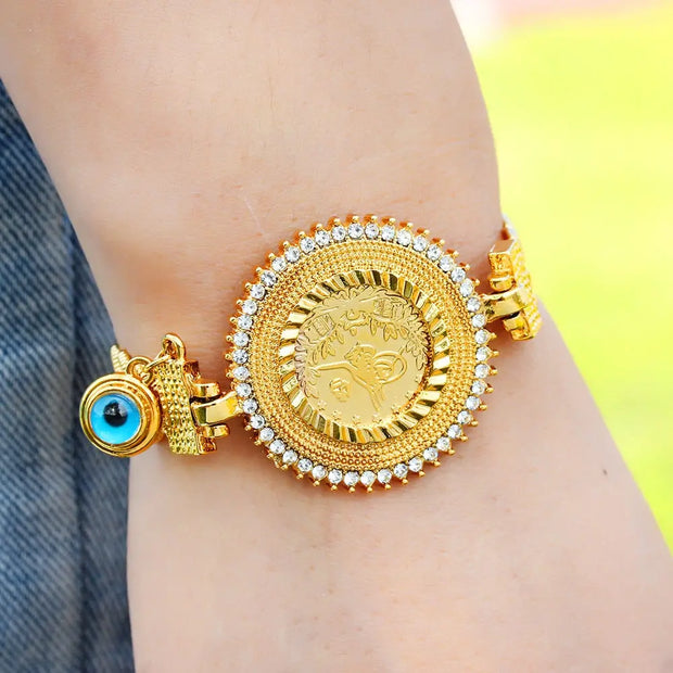 Bracelet pièce de monnaie Bijoux Musulmans bracelets Bijoux Musulmans