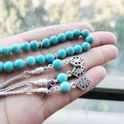 Bracelet tasbih bleu turquoise Bijoux Musulmans bracelets Bijoux Musulmans