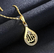 Collier Allah doré Bijoux Musulmans colliers Bijoux Musulmans