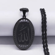 Collier Noir Allah Bijoux Musulmans colliers Bijoux Musulmans