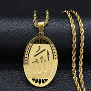 Collier Or Allah Bijoux Musulmans colliers Bijoux Musulmans