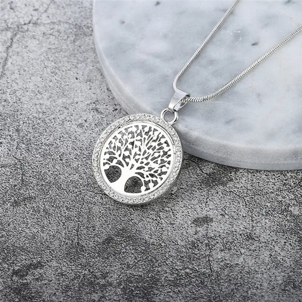 Collier arbre de vie argenté Bijoux Musulmans colliers Bijoux Musulmans