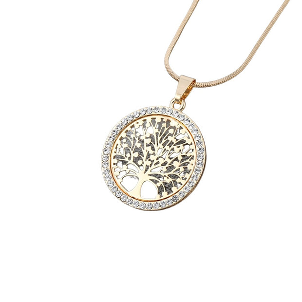 Collier arbre de vie doré Bijoux Musulmans colliers Bijoux Musulmans