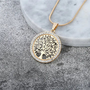 Collier arbre de vie doré Bijoux Musulmans colliers Bijoux Musulmans