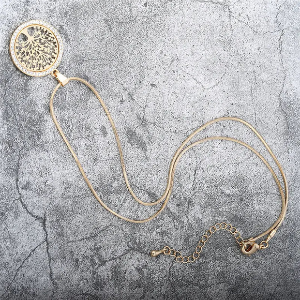 Collier arbre de vie doré Bijoux Musulmans colliers Bijoux Musulmans