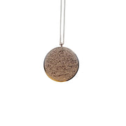 Collier médaille rond rose doré Bijoux Musulmans colliers Bijoux Musulmans