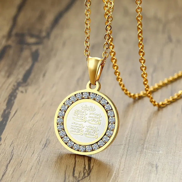 collier rond doré Bijoux Musulmans colliers Bijoux Musulmans
